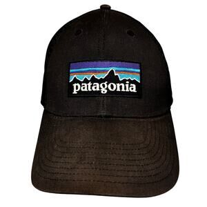 Vintage Patagonia Patch On Front Mesh Back Snap Back Baseball Cap Hat
